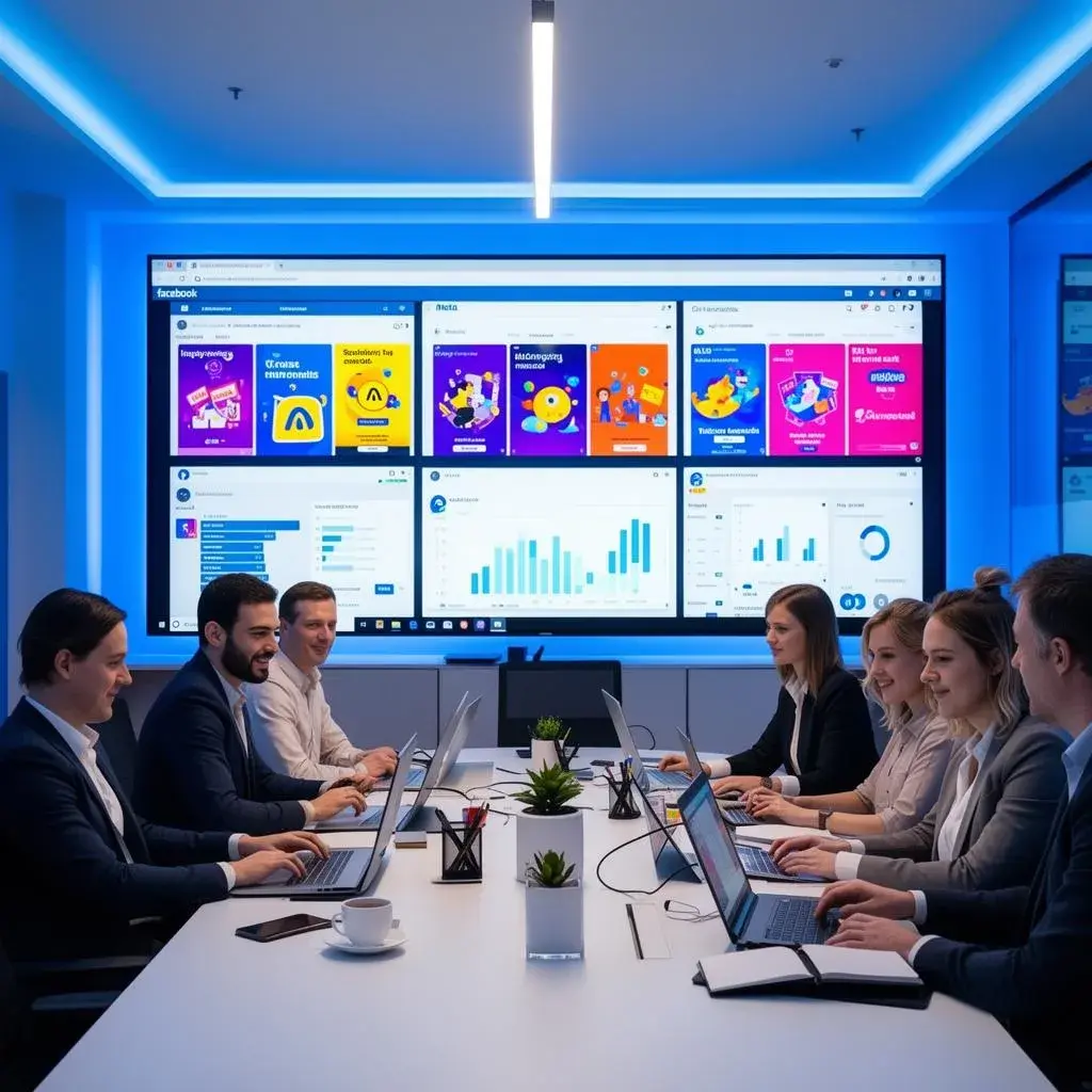 Facebook ads agency team managing ad campaigns and analytics for Bangladesh businesses