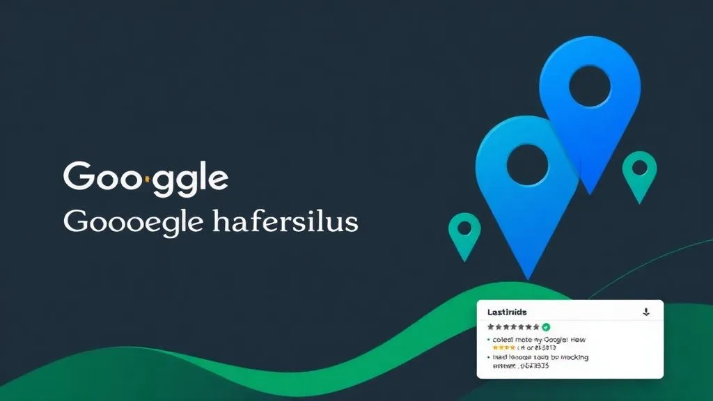 Google Business Profile tool interface